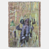 マガモのアヒル スローブランケット (正面縦)