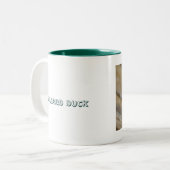 マガモのアヒル ツートーンマグカップ (正面左)