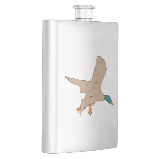 マガモのアヒル フラスク (右)