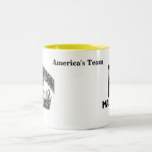 マガモのチームコーヒー・マグ ツートーンマグカップ (中央)