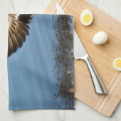 マガモのドレークのアヒル キッチンタオル (四つ折り)