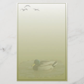 マガモのドレークのカスタムの文房具 便箋