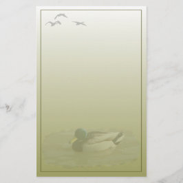 マガモのドレークのカスタムの文房具 便箋