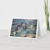 マガモのポートレート カード (正面)