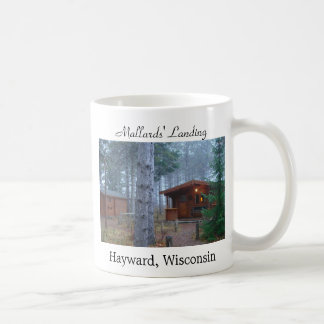 マガモの着陸 コーヒーマグカップ