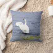 マガモの羽 クッション (ブランケット)