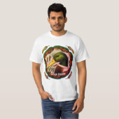 マガモの頭 Tシャツ (正面フル)