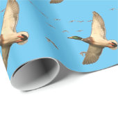 マガモはカナダのガチョウを引込めます ラッピングペーパー (ロールコーナー)