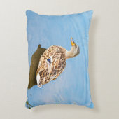 マガモまたは野生のアヒル アクセントクッション (正面(垂直))