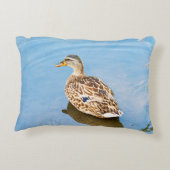 マガモまたは野生のアヒル アクセントクッション (裏面)