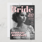 マガモダンジンカバーブライダルシャワー 招待状 (正面)