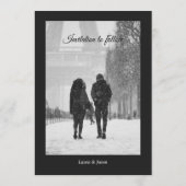 マガモダンジン婚約日付の保存招待状 シーズンカード (裏面)