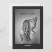 マガモダンジン誕生日日付の保存招待状 シーズンカード (裏面)