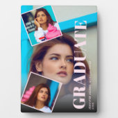 マガモダンジン3枚の写真の卒業 フォトプラーク (正面)