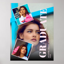 マガモダンジン3枚の写真の卒業 ポスター