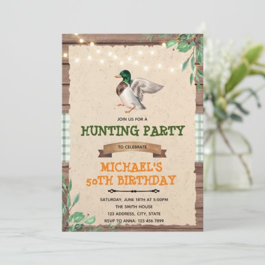 マガモ引退誕生日招待状 招待状 (スタンド正面)