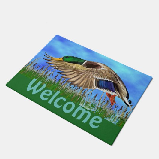 マガモ ドアマット (アングル)