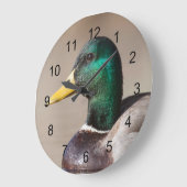 マガモ ラージ壁時計 (傾斜)