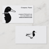 マガモ、 名刺 (正面/裏面)
