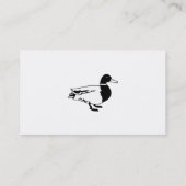 マガモ、 名刺 (裏面)