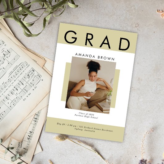 マガユニークエレガントジンGRAD発表2025 招待状