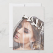 マガユニークジンスタイル編集写真結婚ズ 招待状 (裏面)