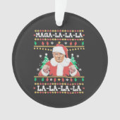 マガララトランプクリスマス就任式47日 オーナメント (正面)