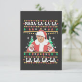 マガララトランプクリスマス就任式47日 サンキューカード (スタンド正面)