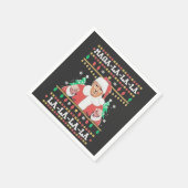 マガララトランプクリスマス就任式47日 スタンダードカクテルナプキン (角)