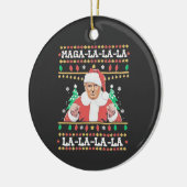 マガララトランプクリスマス就任式47日 セラミックオーナメント (左)