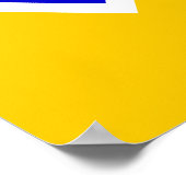 マガリャネス、チリ、南極国旗 ポスター (角)