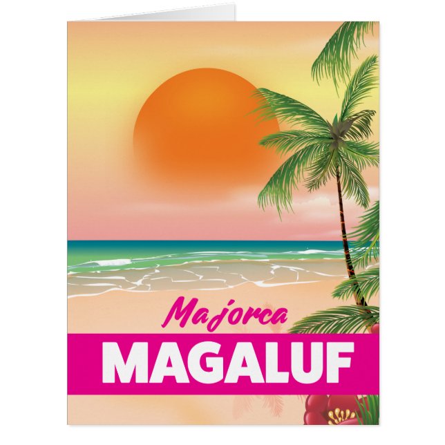 マガルフ マヨルカ ビーチ 旅行 ポスター (正面)