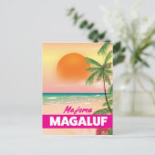 マガルフ マヨルカ ビーチ 旅行 ポスター ポストカード (スタンド正面)