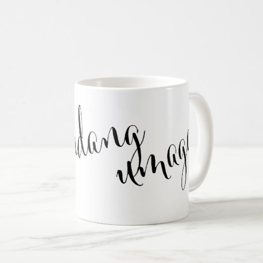 マガンダングマガグッドモーニングタガログ語マグ コーヒーマグカップ (正面右)