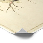 マガールとカワセミ（歌麿） ポスター (角)