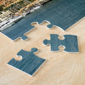 マガール、町と港のパノラマベイビュー ジグソーパズル (側面)