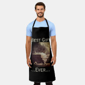 マガ最高のーで贈り物の永遠のクリスマスの赤ちゃん エプロン (着用した状態)