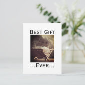 マガ最高のーで贈り物の永遠のクリスマスの赤ちゃん シーズンポストカード (スタンド正面)