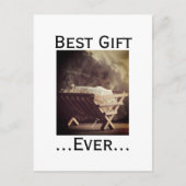 マガ最高のーで贈り物の永遠のクリスマスの赤ちゃん シーズンポストカード (正面)