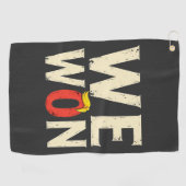 マガ誇りを持ったトランプが2025年の開会日演説を獲得 ゴルフタオル (横)