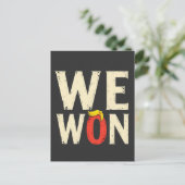 マガ誇りを持ったトランプが2025年の開会日演説を獲得 ポストカード (スタンド正面)