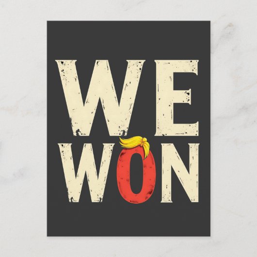 マガ誇りを持ったトランプが2025年の開会日演説を獲得 ポストカード (正面)