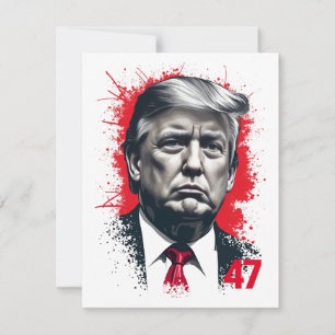マガ誇りを持ったトランプヴァンスアメリカ就任式の日 サンキューカード