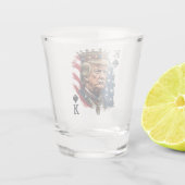 マガ誇りを持ったトランプヴァンスアメリカ就任式の日 ショットグラス (裏面)