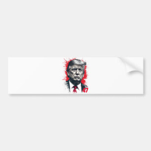 マガ誇りを持ったトランプヴァンスアメリカ就任式の日 バンパーステッカー