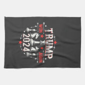 マガ誇りを持ったトランプ選手が2025年の成熟デーに再び勝利 キッチンタオル (横)