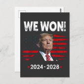 マガ誇りを持ったー大統領トランプ氏が成熟の日を制した ポストカード (正面/裏面)