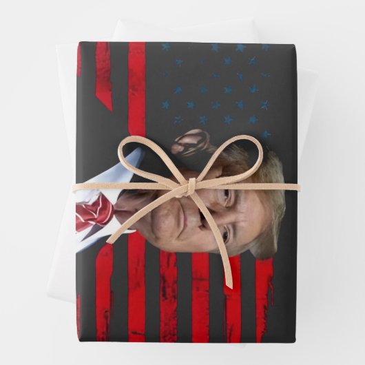 マガ誇りを持ったー大統領トランプ氏が成熟の日を制した ラッピングペーパーシート (インサイチュ)