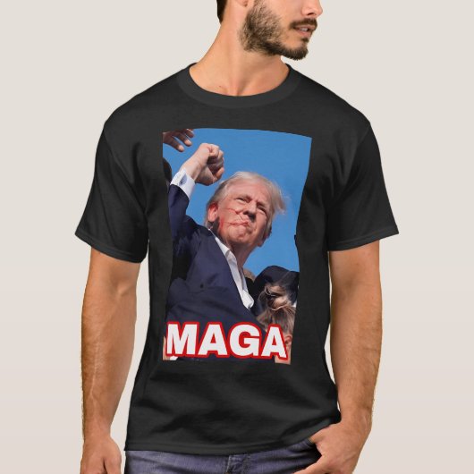 マガ2024トランプ Tシャツ (正面)