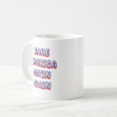 マガ | アメリカを再び活気づける | ニューソム コーヒーマグカップ (正面左)